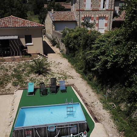 Gite Le Chaudron 1 A 7Pers Avec Piscine Vila Montclar-sur-Gervanne Exterior foto