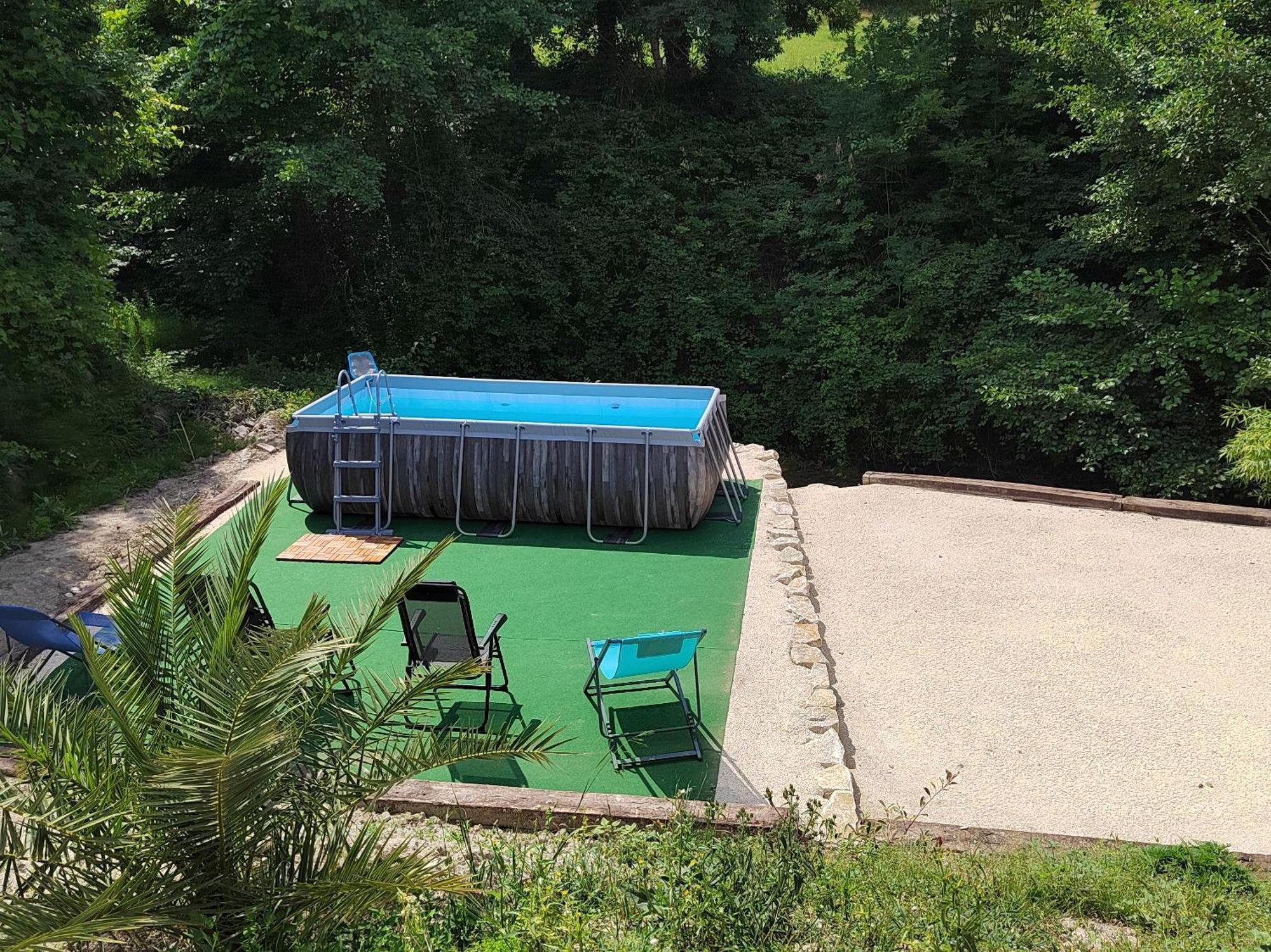 Gite Le Chaudron 1 A 7Pers Avec Piscine Vila Montclar-sur-Gervanne Exterior foto